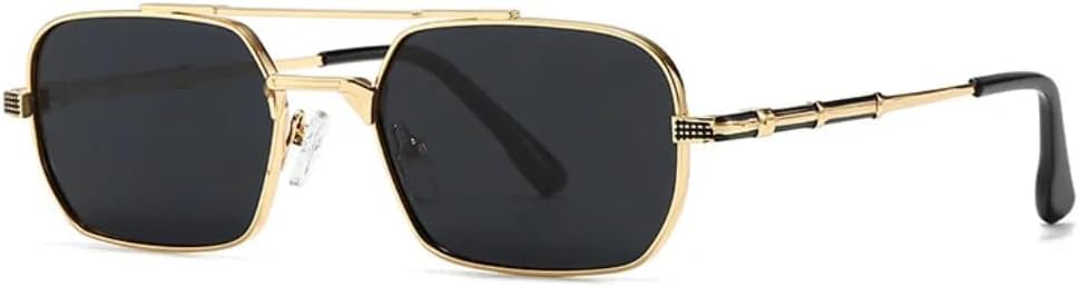 Модные прямоугольные солнцезащитные очки с двойной перемычкой для женщин, ретро-очки с квадратными заклепками для мужчин, панк-очки с защитой от УФ-излучения UV400 TVTBBVV, C6 Gold Black
Модные прямоугольные солнцезащитные очки с двойной перемычкой для женщин, ретро-очки с квадратными заклепками для мужчин, панк-очки с защитой от УФ-излучения UV400 TVTBBVV, C6 Gold Black