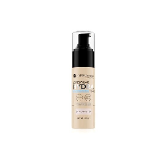 Прочная и увлажняющая основа с гиалуроновой кислотой 01 30г Bell HYPOAllergenic Longwear Hydrating Balm Foundation 
Прочная и увлажняющая основа с гиалуроновой кислотой 01 30г Bell HYPOAllergenic Longwear Hydrating Balm Foundation