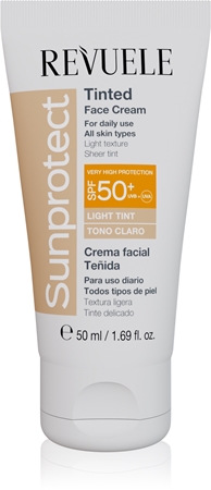 Тонизирующий защитный крем spf 50+ Revuele Sunprotect Tinted Face Cream, Light Tint 50 ml
Тонизирующий защитный крем spf 50+ Revuele Sunprotect Tinted Face Cream, Light Tint 50 ml