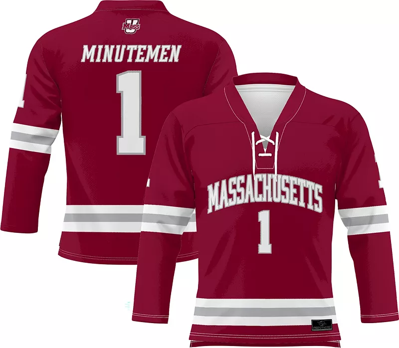Мужская хоккейная майка ProSphere UMass Minutemen #1 темно-бордового цвета из сублимированной сублимации
Мужская хоккейная майка ProSphere UMass Minutemen #1 темно-бордового цвета из сублимированной сублимации