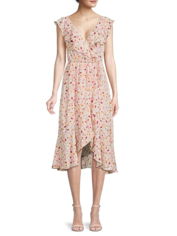 Платье с запахом и оборками Socialite Ivory pink
Платье с запахом и оборками Socialite Ivory pink