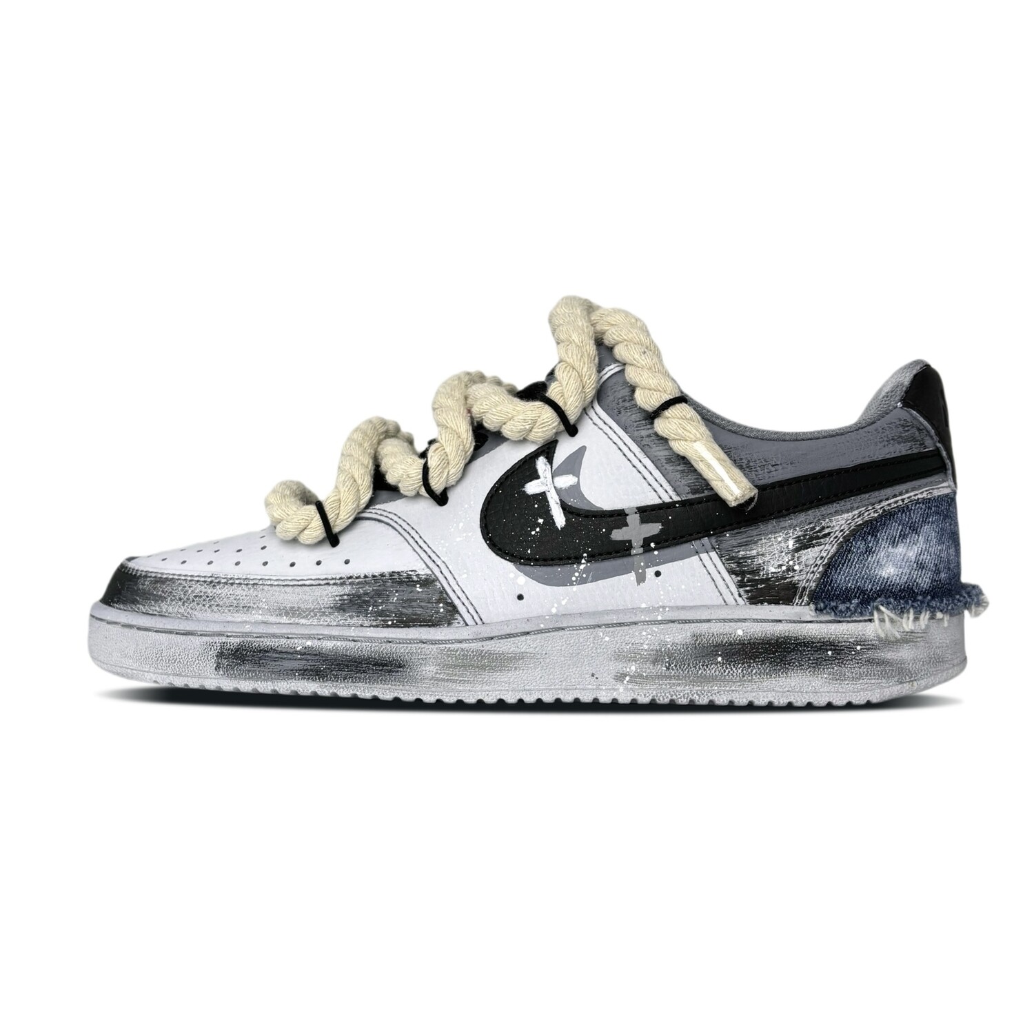 Кроссовки Nike Court Vision Skateboarding Shoes Men Low-top White/black/gray, черный/серый
Кроссовки Nike Court Vision Skateboarding Shoes Men Low-top White/black/gray, черный/серый