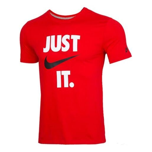 Футболка спортивная одежда алфавитный принт круглый вырез короткий рукав Nike, красный
Футболка спортивная одежда алфавитный принт круглый вырез короткий рукав Nike, красный