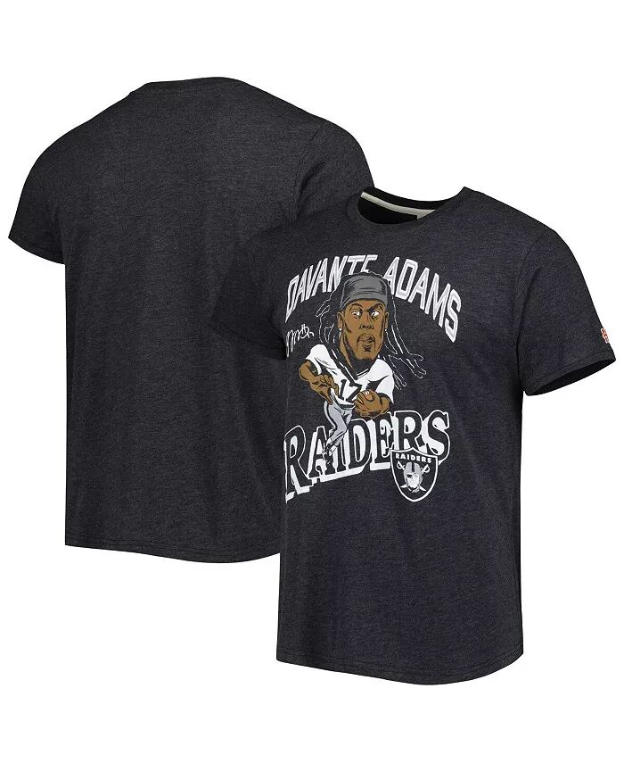 Мужская футболка Davante Adams Heathered Black с карикатурой на игрока Las Vegas Raiders Tri-Blend Homage
Мужская футболка Davante Adams Heathered Black с карикатурой на игрока Las Vegas Raiders Tri-Blend Homage