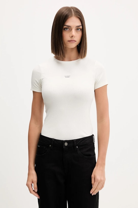 Футболка Guess Jeans, бежевый
Футболка Guess Jeans, бежевый