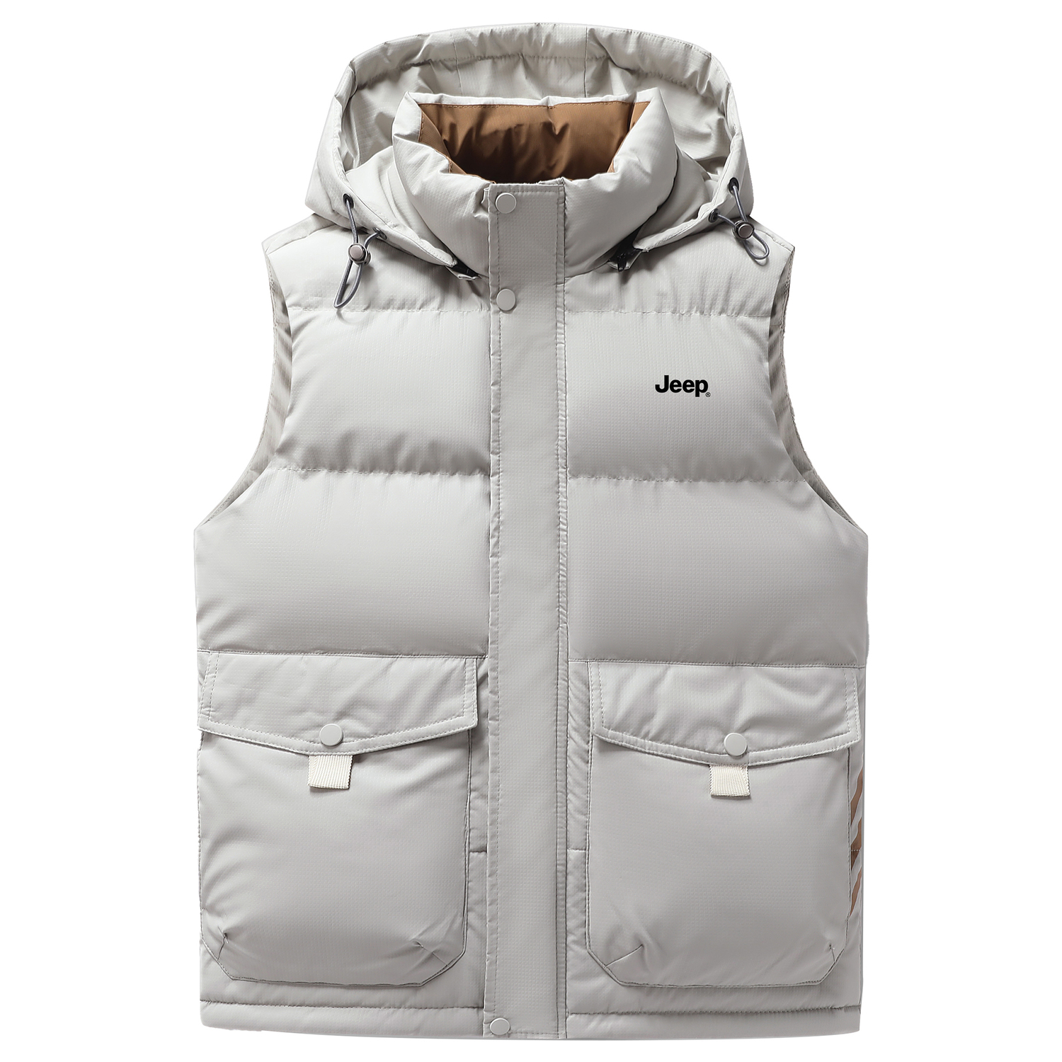 Жилет Unisex Stand Collar утепленный рабочий Jeep, бежевый серый
Жилет Unisex Stand Collar утепленный рабочий Jeep, бежевый серый
