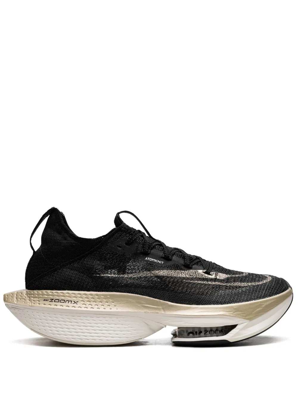 Кроссовки Air Zoom Alphafly Next% 2 Black Gold Nike, черный 
Кроссовки Air Zoom Alphafly Next% 2 Black Gold Nike, черный