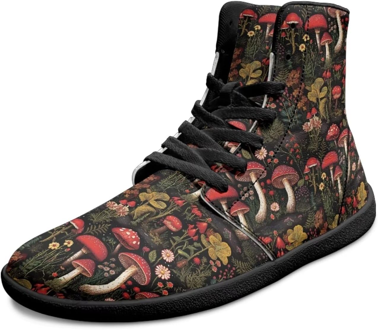 Высокие кроссовки для мужчин, с широкой носочной частью, шнуровкой, уличные, с нулевым перепадом, поддержкой голеностопа, для ходьбы Xixirimido, Mushroom Forest
Высокие кроссовки для мужчин, с широкой носочной частью, шнуровкой, уличные, с нулевым перепадом, поддержкой голеностопа, для ходьбы Xixirimido, Mushroom Forest