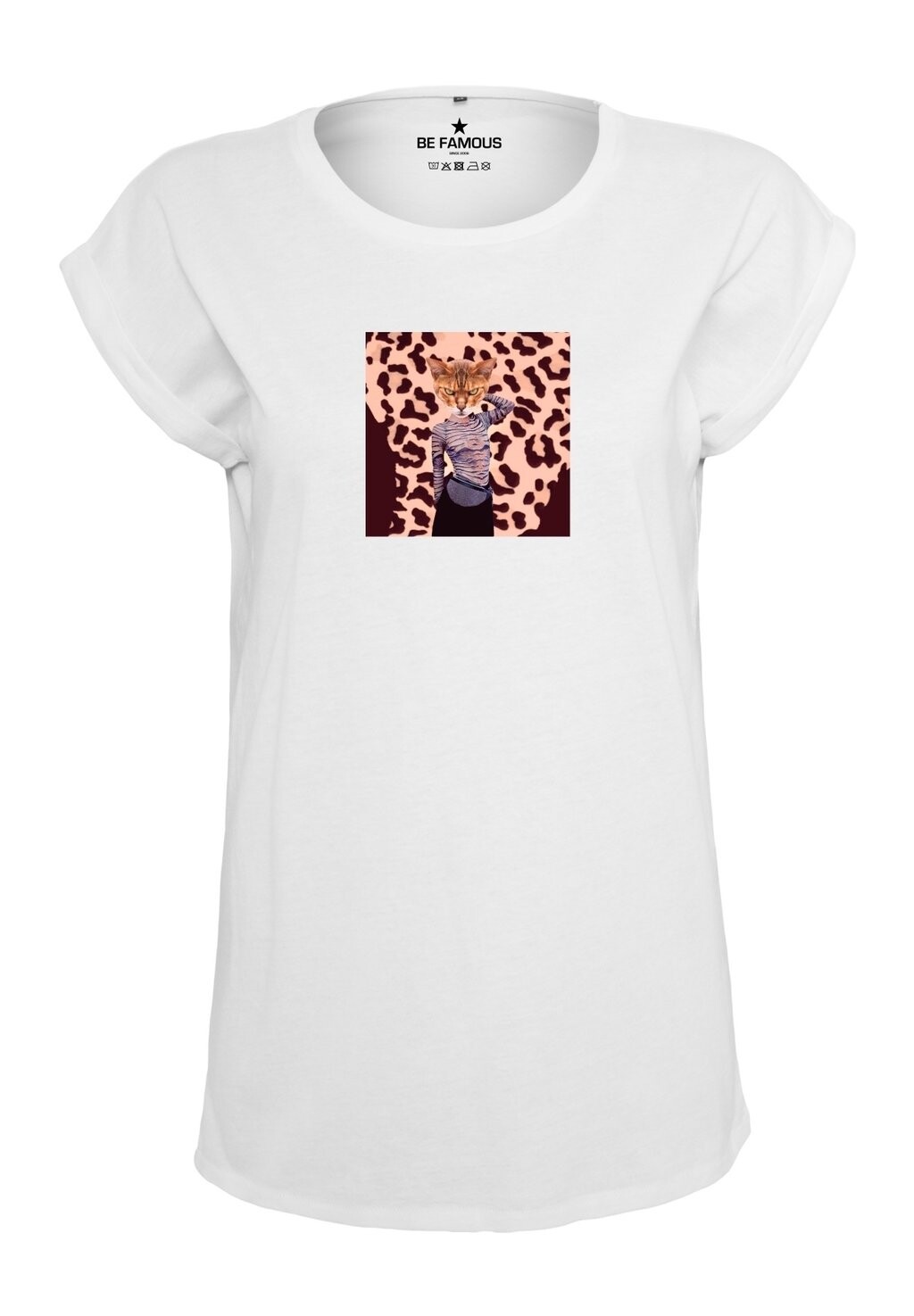 Футболка с принтом CLASSIC ROLL UP LEOCAT Be Famous, белый
Футболка с принтом CLASSIC ROLL UP LEOCAT Be Famous, белый