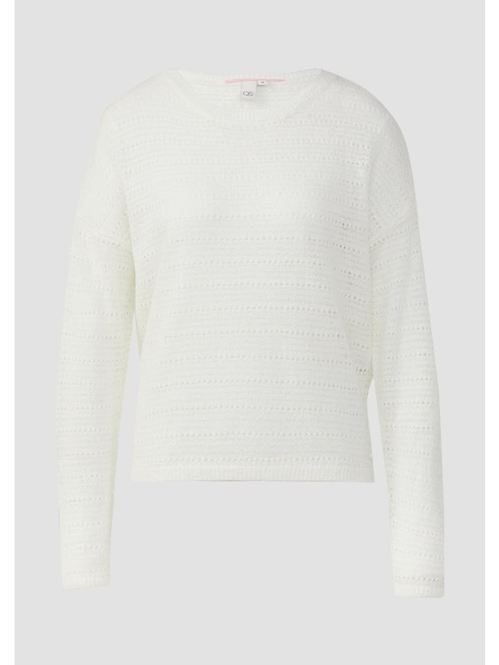 Вязаный свитер в цвете 0200_ecru QS
Вязаный свитер в цвете 0200_ecru QS