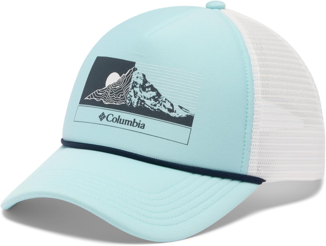 Columbia Womens Misty Ridge Foam Trucker, Spray/Sea Salt/Linear View
Columbia Womens Misty Ridge Foam Trucker, Spray/Sea Salt/Linear View