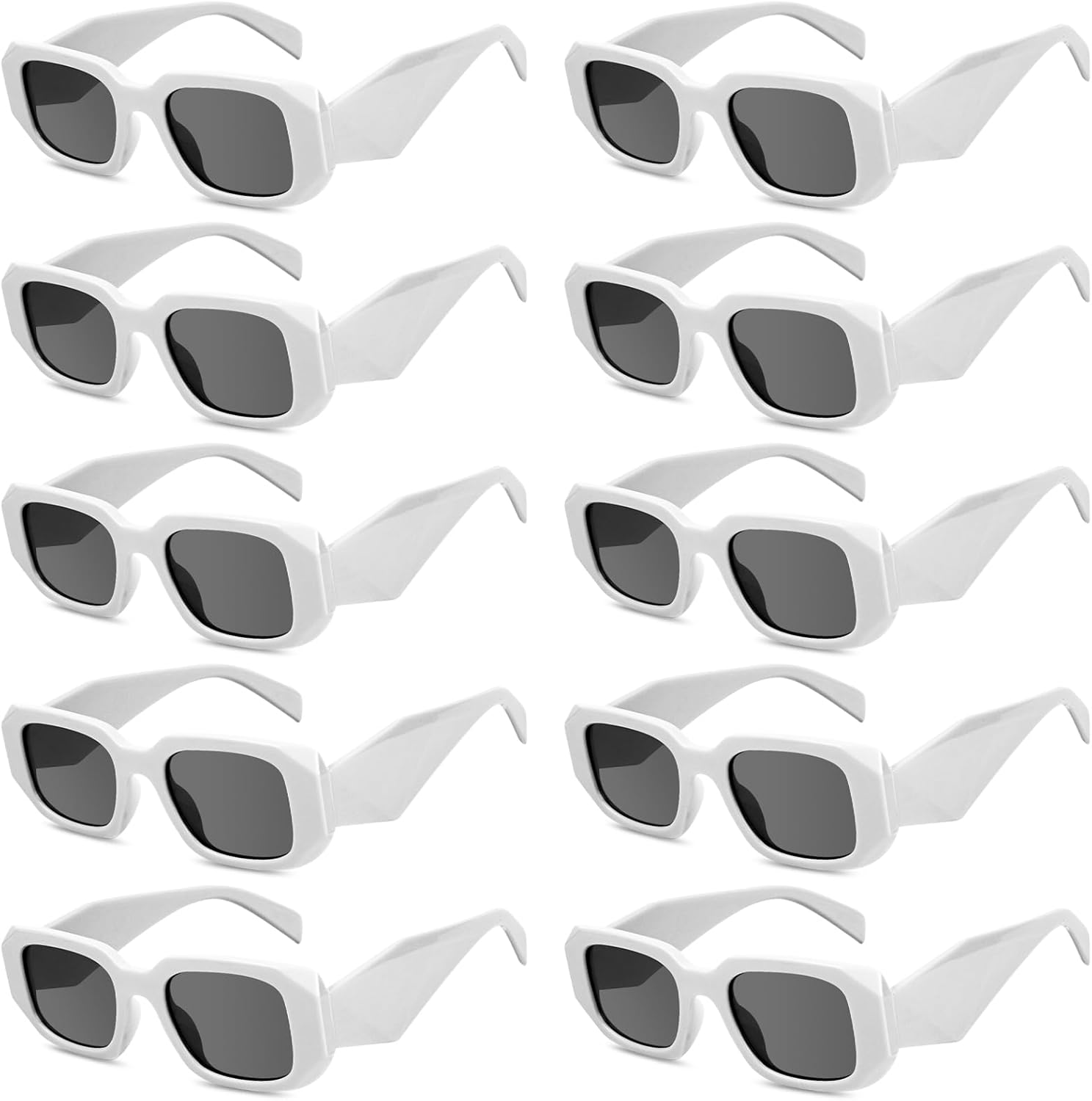 Набор из 10 женских солнцезащитных очков, 100% защита от УФ-излучения UV400, модные ретро-очки квадратной формы, эстетичный винтажный набор солнцезащитных очков VZZNN, White
Набор из 10 женских солнцезащитных очков, 100% защита от УФ-излучения UV400, модные ретро-очки квадратной формы, эстетичный винтажный набор солнцезащитных очков VZZNN, White