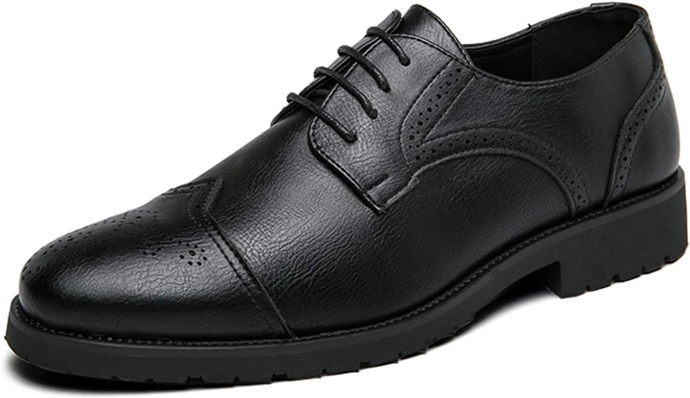 Мужские оксфорды с шнуровкой, тисненный носок, броги, дерби, противоскользящие, низкие, с резиновой подошвой, для бизнеса Zuzala, черный
Мужские оксфорды с шнуровкой, тисненный носок, броги, дерби, противоскользящие, низкие, с резиновой подошвой, для бизнеса Zuzala, черный