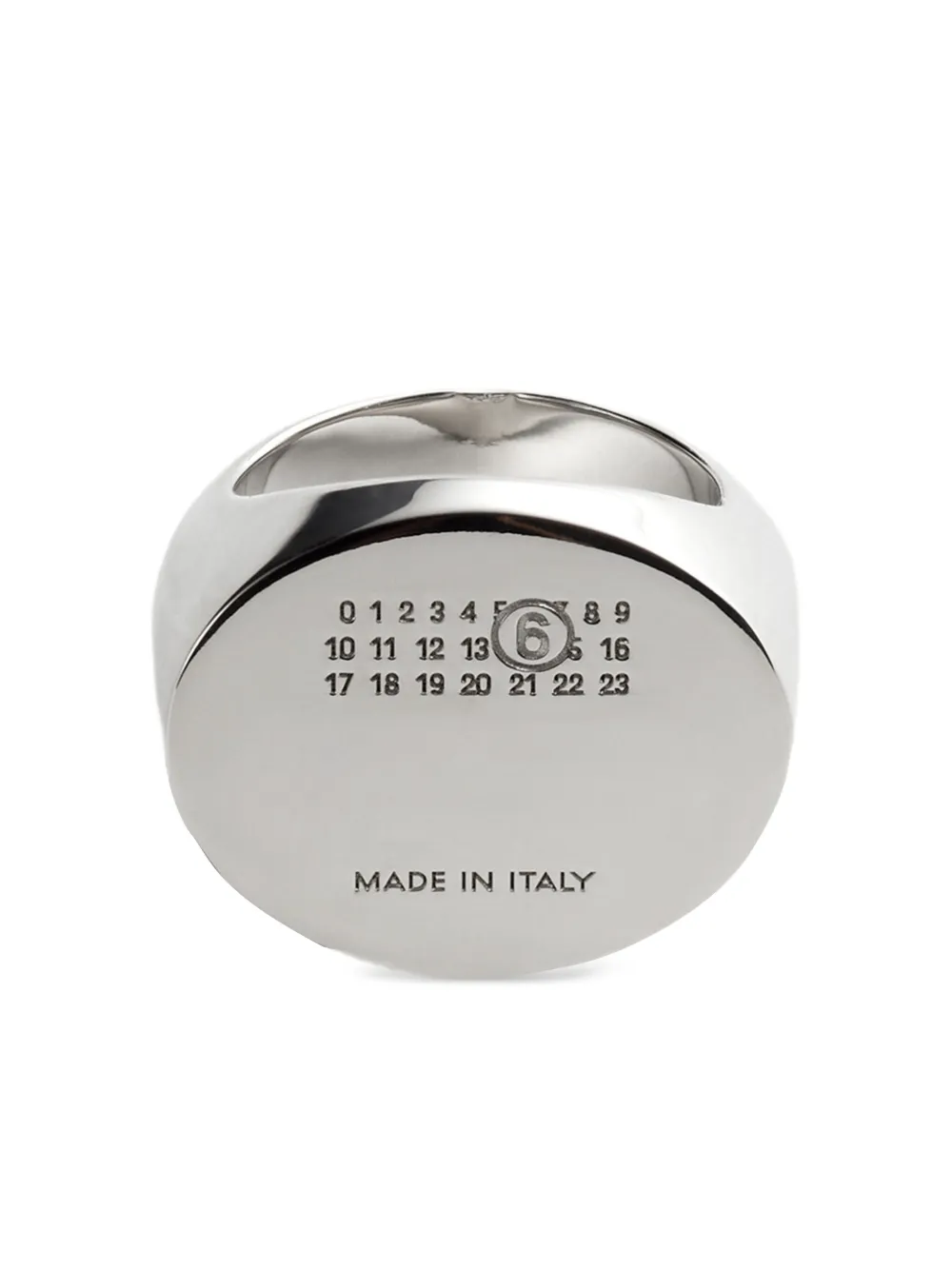 Перстень с гравировкой MM6 Maison Margiela, серебряный
Перстень с гравировкой MM6 Maison Margiela, серебряный