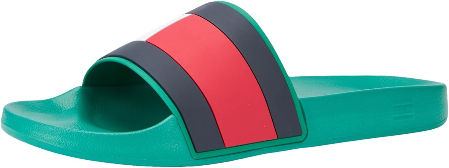 Мужские сандалии-слайды Tommy Hilfiger, Green Olympic Green
Мужские сандалии-слайды Tommy Hilfiger, Green Olympic Green