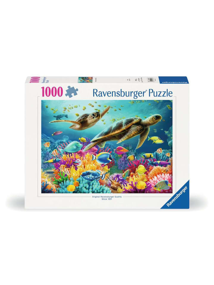 Пазл Ravensburger, 1000 деталей, «Подводный мир» (синий), цветной
Пазл Ravensburger, 1000 деталей, «Подводный мир» (синий), цветной