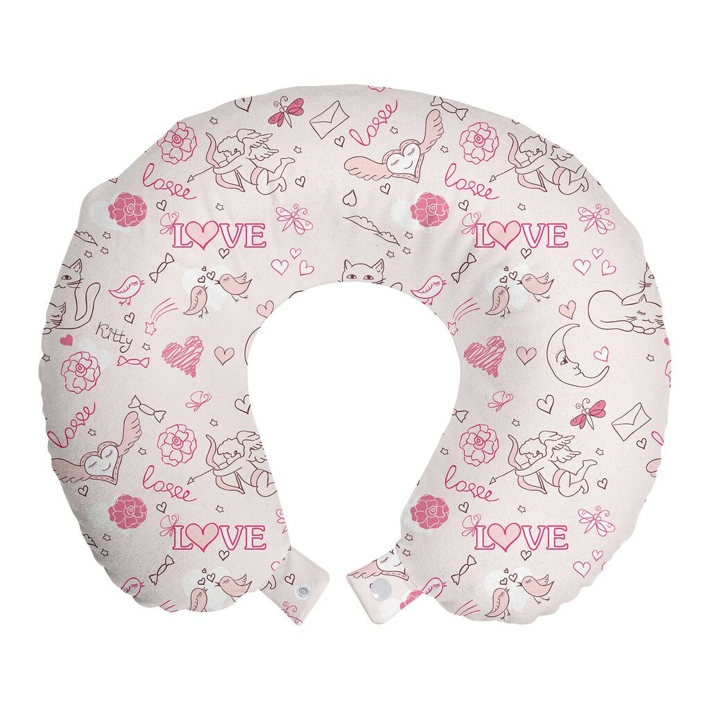 ABAKUHAUS Love Travel Pillow Подушка для шеи, Kissing Birds Eros Cats, Пенопластовые дорожные принадлежности для самолетов и автомобилей, 30x30 см, Бледно-коралловый розовый коричневый
ABAKUHAUS Love Travel Pillow Подушка для шеи, Kissing Birds Eros Cats, Пенопластовые дорожные принадлежности для самолетов и автомобилей, 30x30 см, Бледно-коралловый розовый коричневый