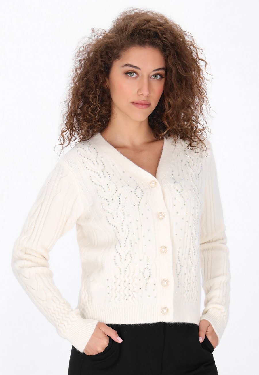 Кардиган faina Cardigan, Offwhite/Off-White
Кардиган faina Cardigan, Offwhite/Off-White