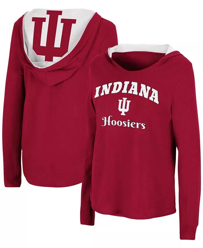 Женские малиновые худи Indiana Hoosiers Catalina, худи, футболка с длинными рукавами Colosseum
Женские малиновые худи Indiana Hoosiers Catalina, худи, футболка с длинными рукавами Colosseum