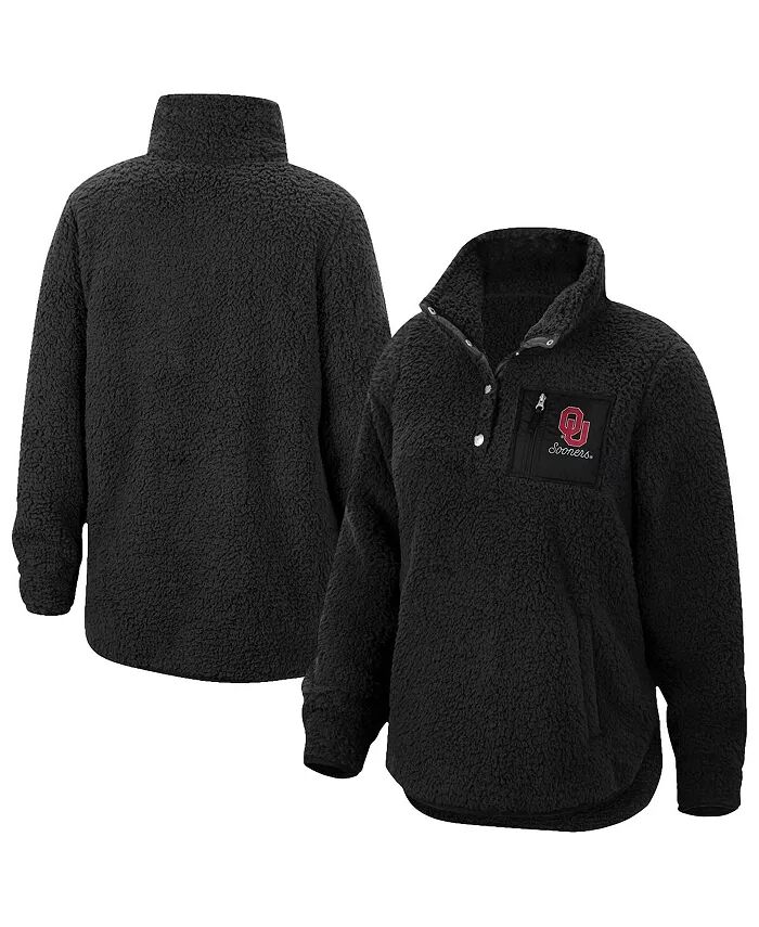 Женская черная куртка Oklahoma Sooners Sierra Sherpa Quarter-Snap Top of the World
Женская черная куртка Oklahoma Sooners Sierra Sherpa Quarter-Snap Top of the World