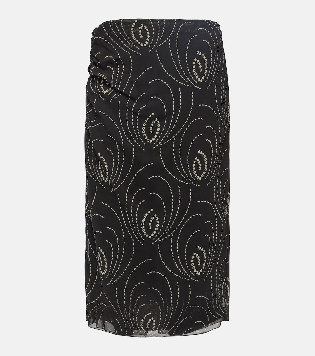 Высокая юбка-карандаш Prada, черный
Высокая юбка-карандаш Prada, черный