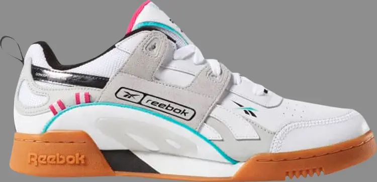 Кроссовки workout plus ati 90s 'white teal' Reebok, белый 
Кроссовки workout plus ati 90s 'white teal' Reebok, белый