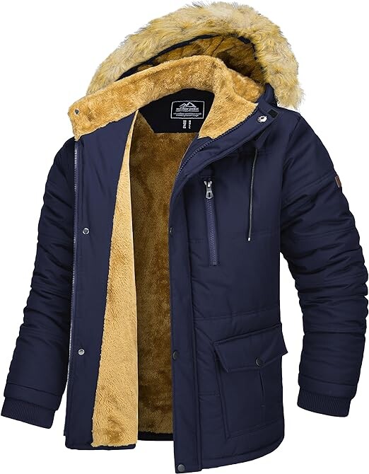 Парка MAGCOMSEN Men's Winter Fleece Lined Waterproof with Removable Hood, темно-синий
Парка MAGCOMSEN Men's Winter Fleece Lined Waterproof with Removable Hood, темно-синий