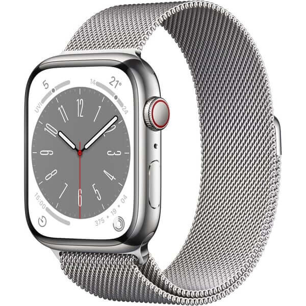 Умные часы Apple Watch Series 8 (GPS+ Cellular), 41 мм, Silver Stainless Steel Case/Silver Milanese Loop - One Size, Серебристый, Умные часы Apple Watch Series 8 (GPS+ Cellular), 41 мм, Silver Stainless Steel Case/Silver Milanese Loop - One Size
Умные часы Apple Watch Series 8 (GPS+ Cellular), 41 мм, Silver Stainless Steel Case/Silver Milanese Loop - One Size, Серебристый, Умные часы Apple Watch Series 8 (GPS+ Cellular), 41 мм, Silver Stainless Steel Case/Silver Milanese Loop - One Size