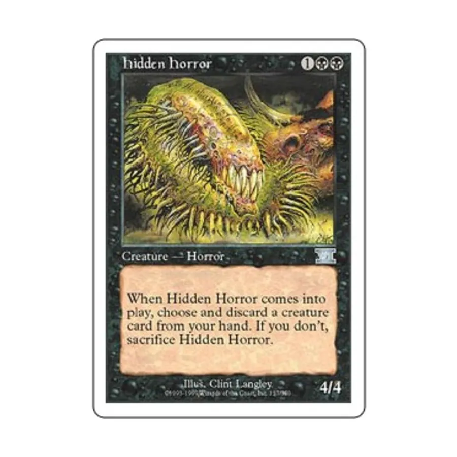 CCG Скрытый ужас (U), MTG - 6th Edition (Classic)
CCG Скрытый ужас (U), MTG - 6th Edition (Classic)