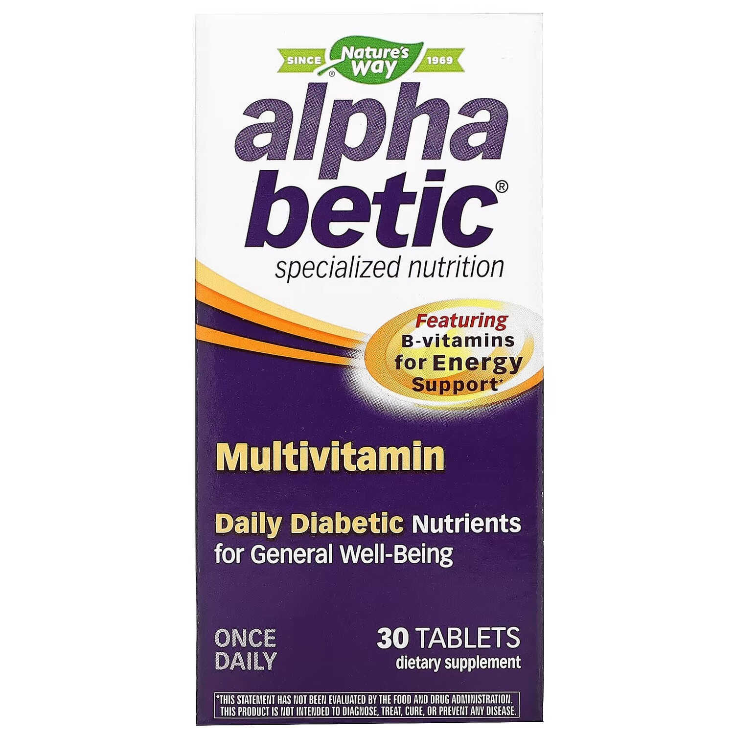 Nature's Way Alpha Betic мультивитамины, 30 таблеток
Nature's Way Alpha Betic мультивитамины, 30 таблеток