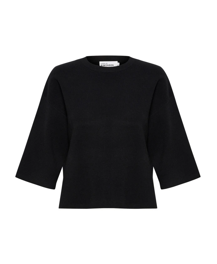 Простая трикотажная футболка с полурукавами Karen By Simonsen, черный
Простая трикотажная футболка с полурукавами Karen By Simonsen, черный