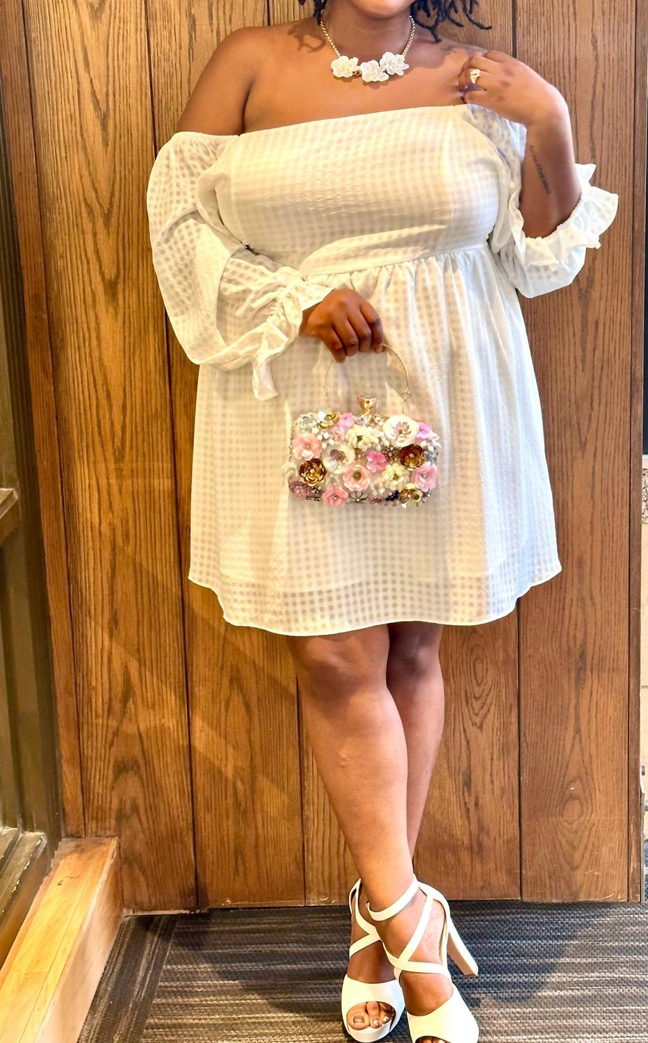 Мини-платье в клетку - Plus In White 66DISCO
Мини-платье в клетку - Plus In White 66DISCO