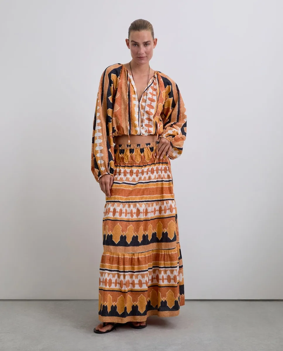 Расклешенная юбка с принтом Scalpers, многоцветный
Расклешенная юбка с принтом Scalpers, многоцветный