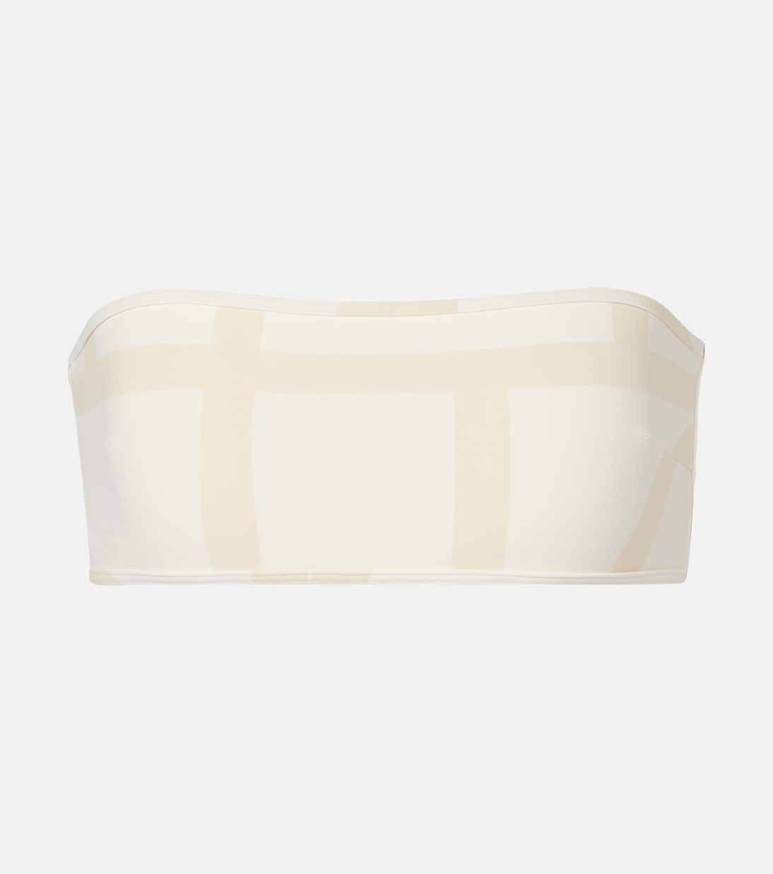 Монограммированный бандо бикини топ Toteme, Ecru/Straw
Монограммированный бандо бикини топ Toteme, Ecru/Straw