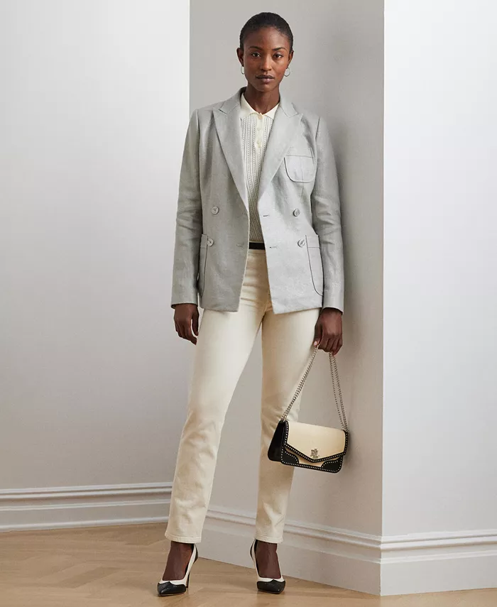 Женский поло-свитер из ажурного хлопкового трикотажа Lauren Ralph Lauren, белый
Женский поло-свитер из ажурного хлопкового трикотажа Lauren Ralph Lauren, белый