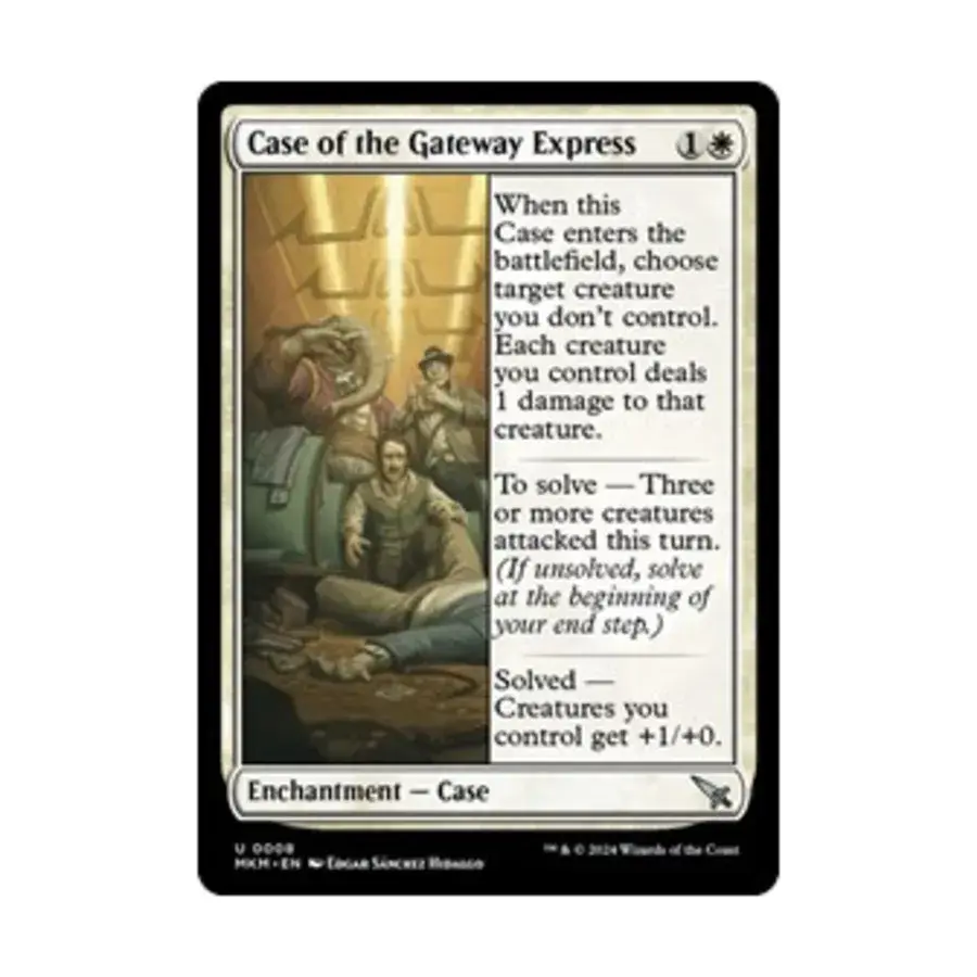 CCG Случай Gateway Express (U), MTG - Murders at Karlov Manor
CCG Случай Gateway Express (U), MTG - Murders at Karlov Manor