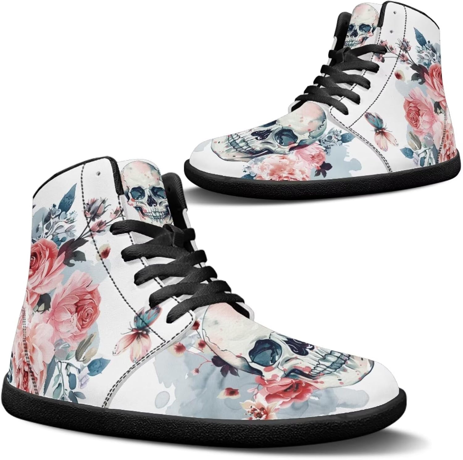 Кроссовки Jeiento Skull High Top для мужчин с эффектом босоного бега, дышащие, Gothic Skull Rose
Кроссовки Jeiento Skull High Top для мужчин с эффектом босоного бега, дышащие, Gothic Skull Rose