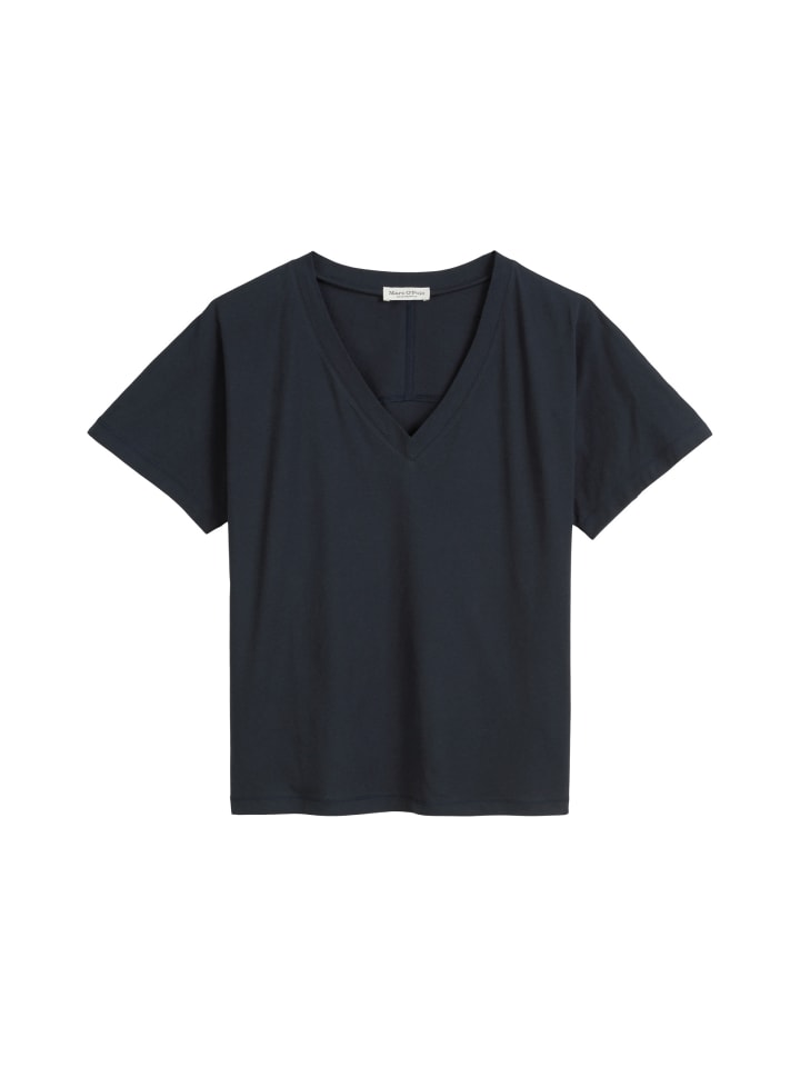 Обычная футболка темно-синего цвета Marc O'Polo
Обычная футболка темно-синего цвета Marc O'Polo