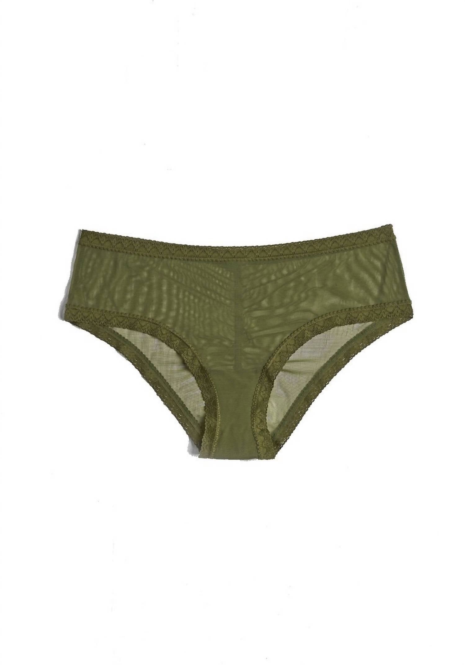 Женские сетчатые трусики-хипстеры с кружевной отделкой цвета мох Blush Lingerie, цвет moss
Женские сетчатые трусики-хипстеры с кружевной отделкой цвета мох Blush Lingerie, цвет moss