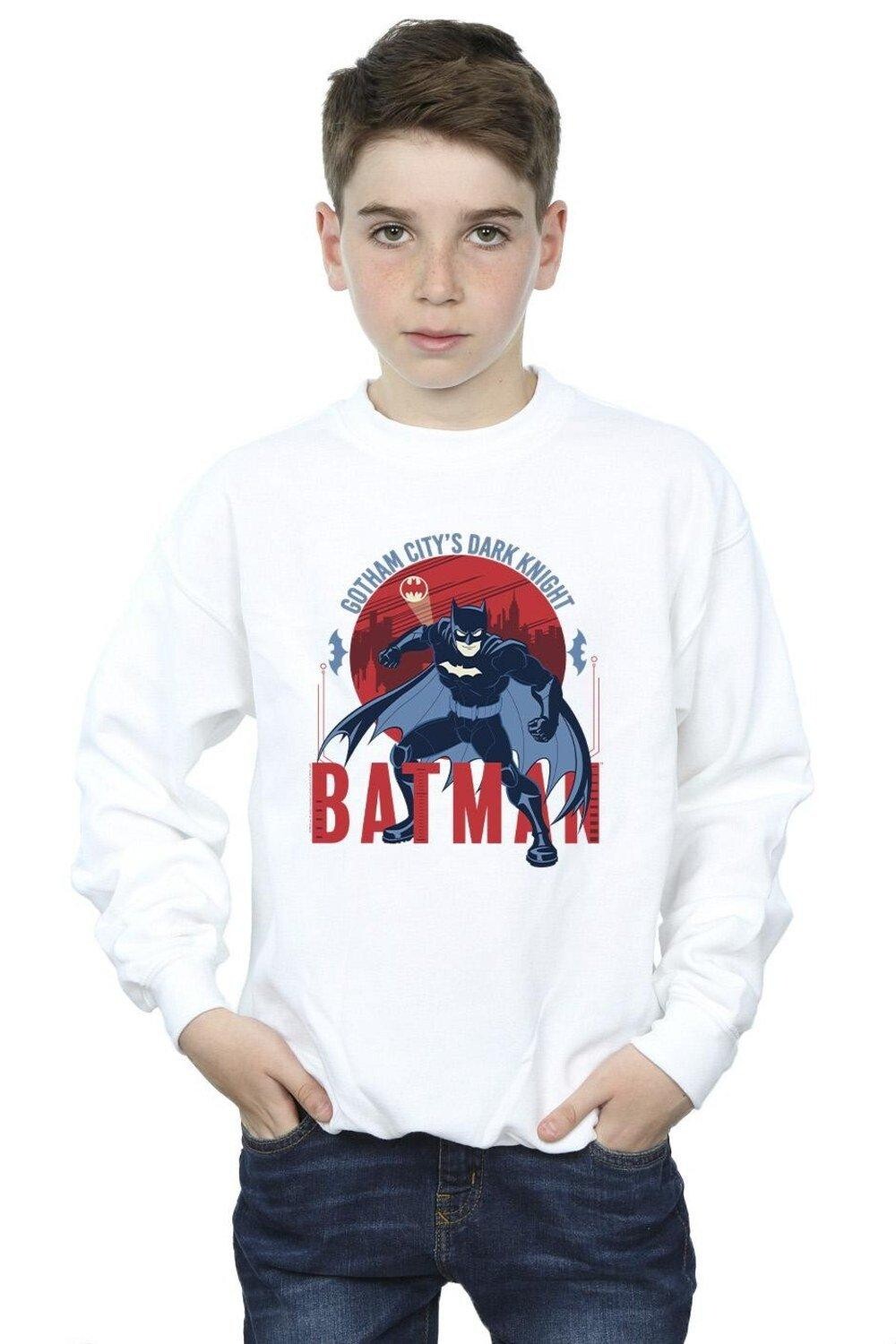 Толстовка с изображением Бэтмена и Готэм-сити DC Comics, белый
Толстовка с изображением Бэтмена и Готэм-сити DC Comics, белый