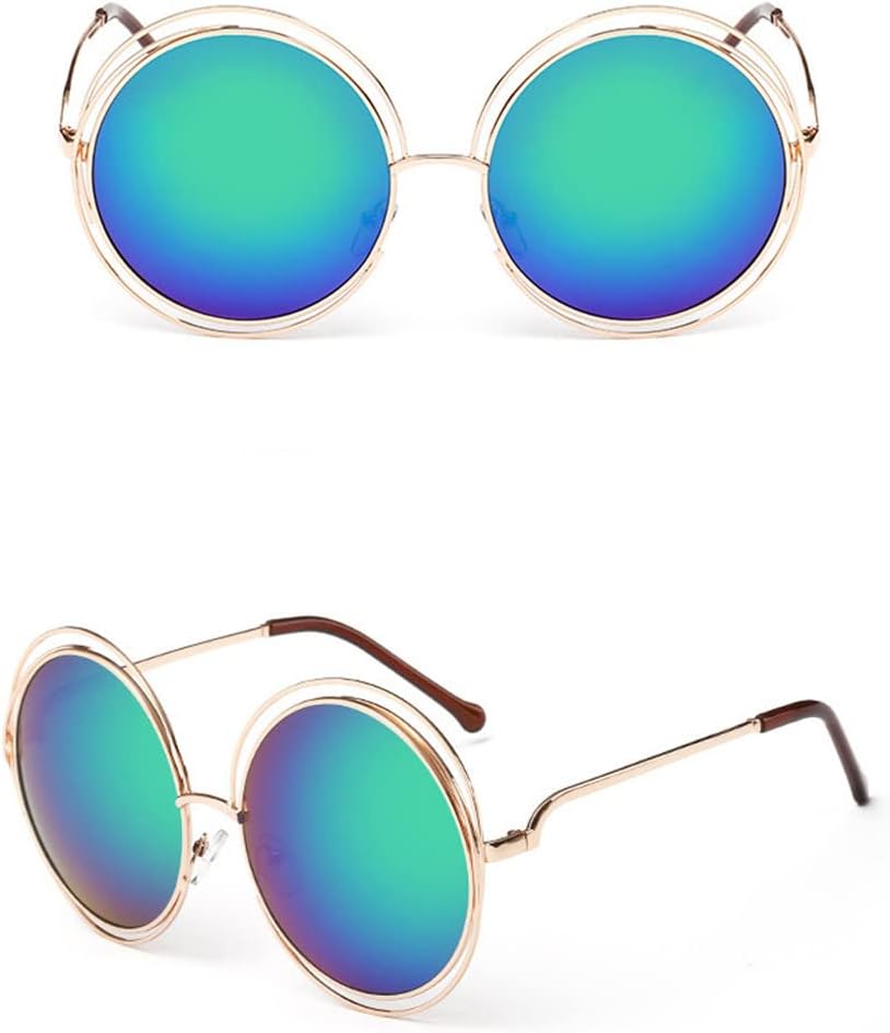 Винтажные круглые солнцезащитные очки большого размера с крупными линзами и зеркальным покрытием, дизайнерские, в металлической оправе, женские солнцезащитные очки LXLHWN, 8-gold-green
Винтажные круглые солнцезащитные очки большого размера с крупными линзами и зеркальным покрытием, дизайнерские, в металлической оправе, женские солнцезащитные очки LXLHWN, 8-gold-green