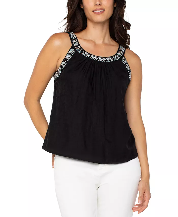 Женская майка без рукавов с бисером Liverpool Los Angeles, черный
Женская майка без рукавов с бисером Liverpool Los Angeles, черный