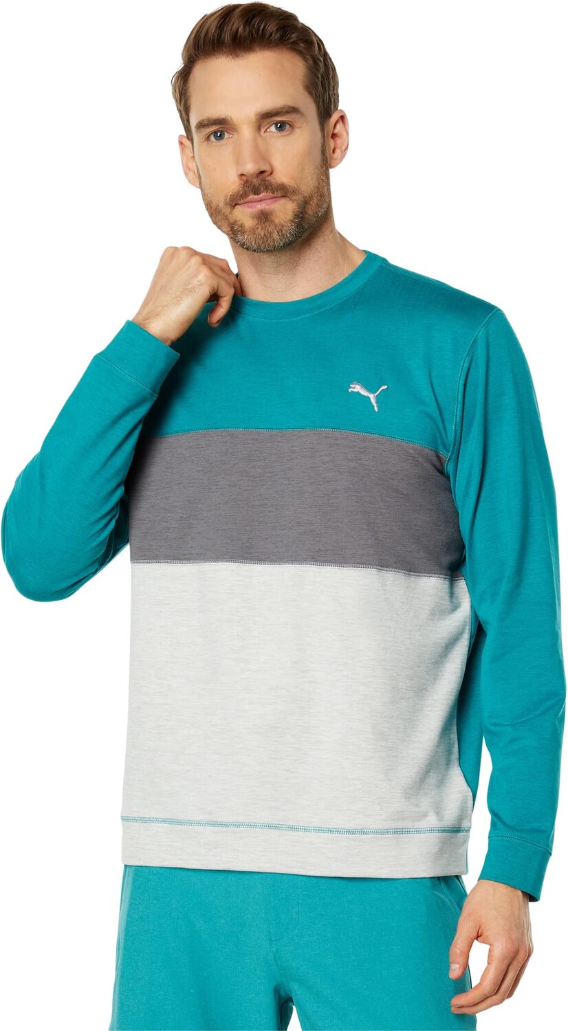 Толстовка Puma Cloudspun Color-Block Crew Neck, цвет Green Lagoon Heather/High-Rise Heather
Толстовка Puma Cloudspun Color-Block Crew Neck, цвет Green Lagoon Heather/High-Rise Heather