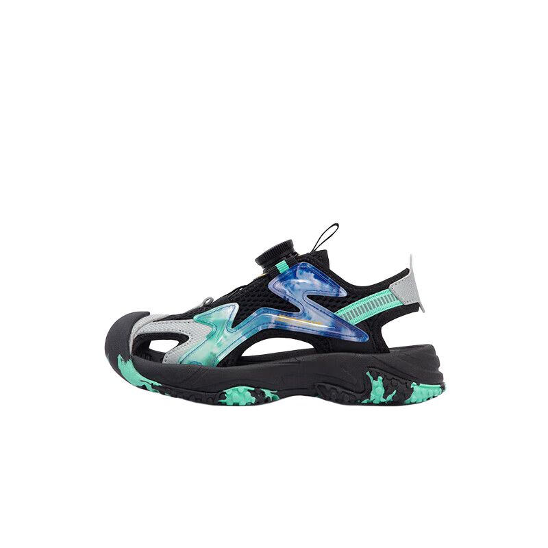 Противоскользящие детские сандалии для детей от 3 до 7 лет XTEP, черный/синий 
Противоскользящие детские сандалии для детей от 3 до 7 лет XTEP, черный/синий