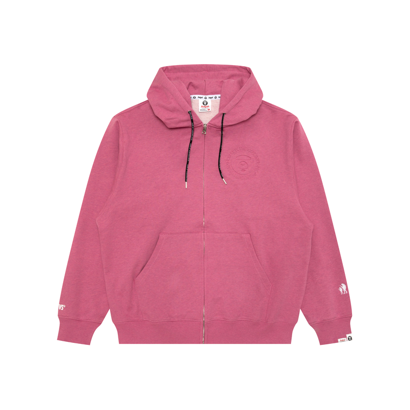 Толстовка с молнией и тиснением логотипа A Bathing APE Aape, розовый
Толстовка с молнией и тиснением логотипа A Bathing APE Aape, розовый