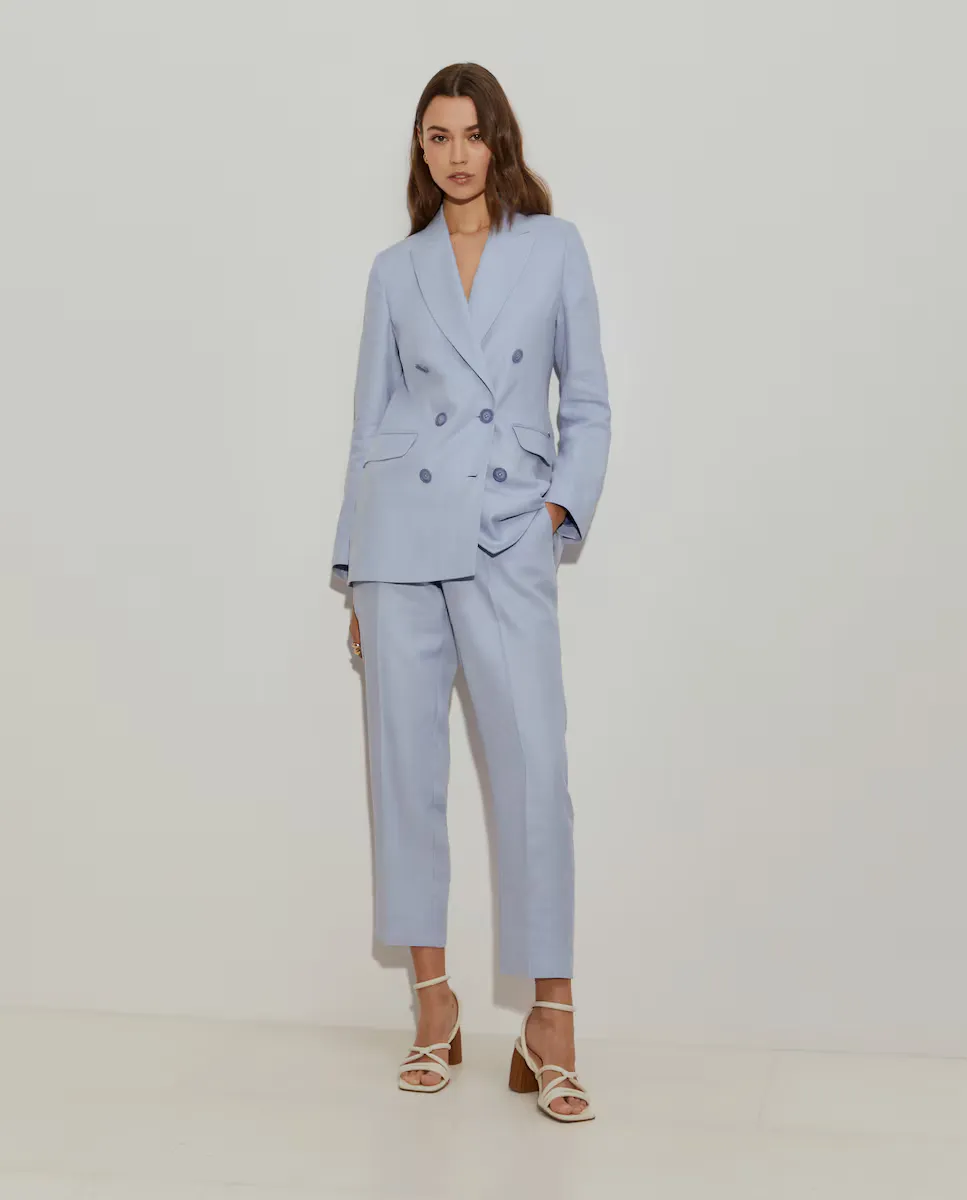 Классические женские чиносы из льна Lion of Porches, синий
Классические женские чиносы из льна Lion of Porches, синий