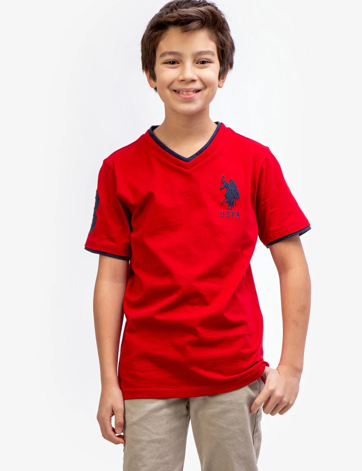 Футболка U.S. Polo Assn. Boys Basic V-neck, красный
Футболка U.S. Polo Assn. Boys Basic V-neck, красный