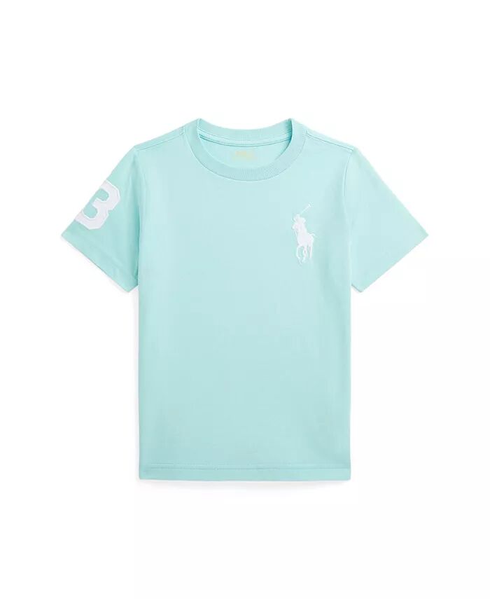 Футболка из хлопкового джерси Big Pony для малышей и маленьких мальчиков Polo Ralph Lauren, синий
Футболка из хлопкового джерси Big Pony для малышей и маленьких мальчиков Polo Ralph Lauren, синий