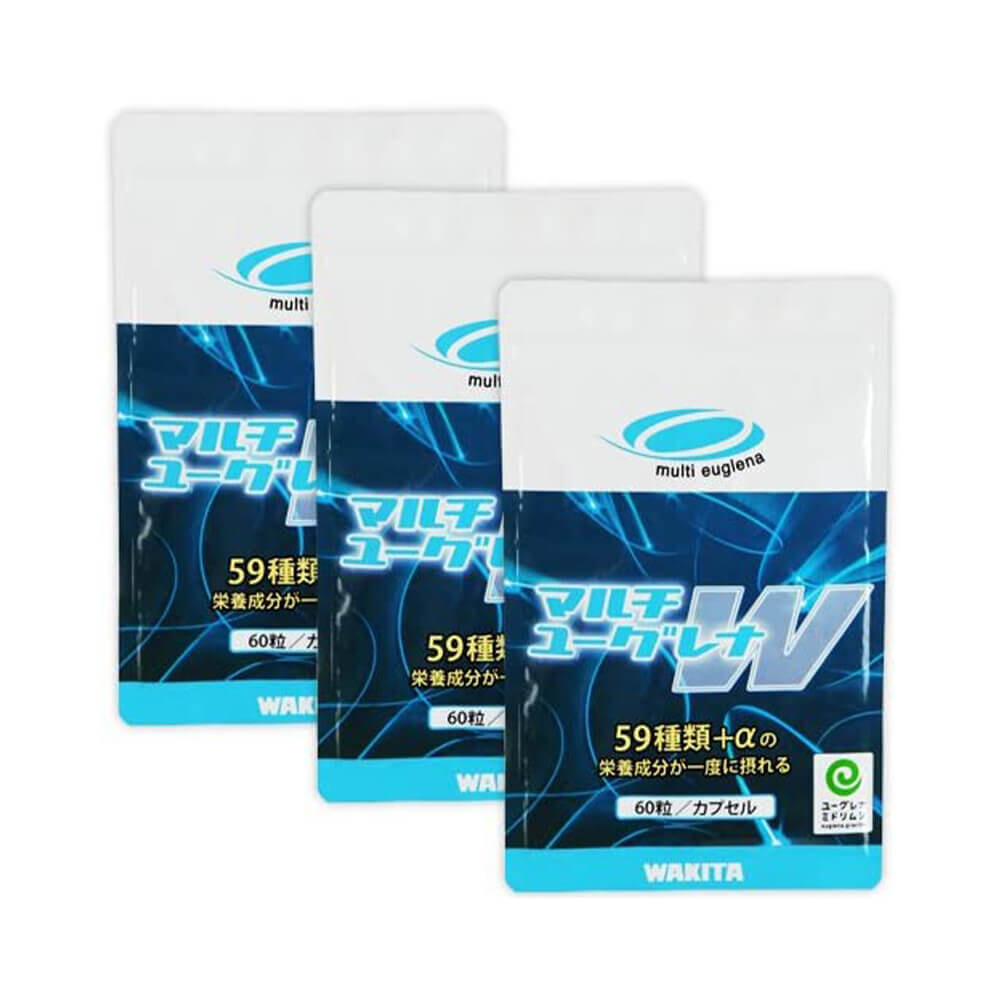 Набор пищевых добавок Wakita Multi Euglena W, 60х3 таблеток
Набор пищевых добавок Wakita Multi Euglena W, 60х3 таблеток