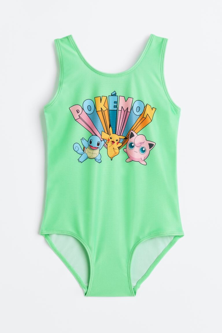 Купальник H&M x Pokémon Printed, зеленый
Купальник H&M x Pokémon Printed, зеленый